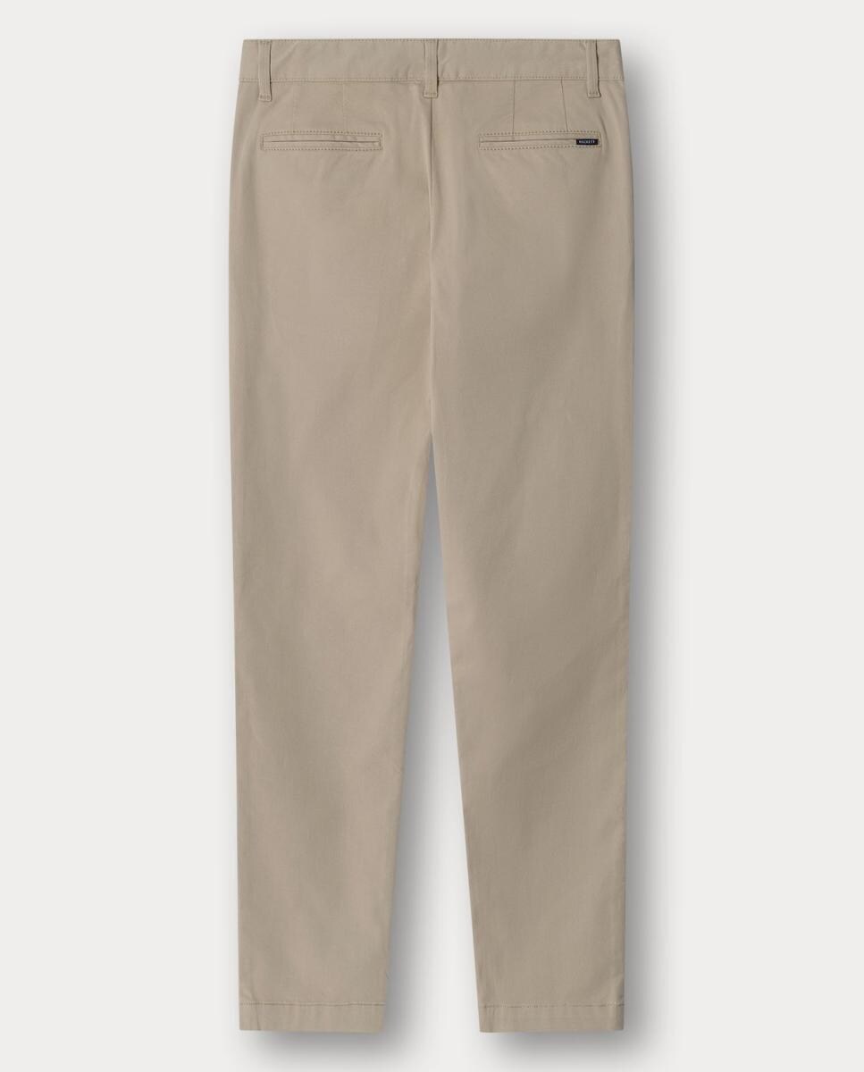Calças Chino Clássicas Bege-2