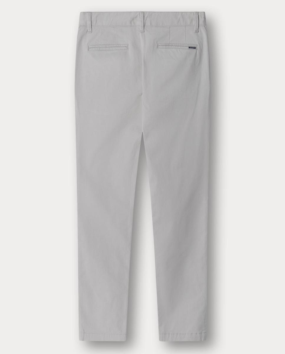 Calças Chino Clássicas Cinzento-claro-2