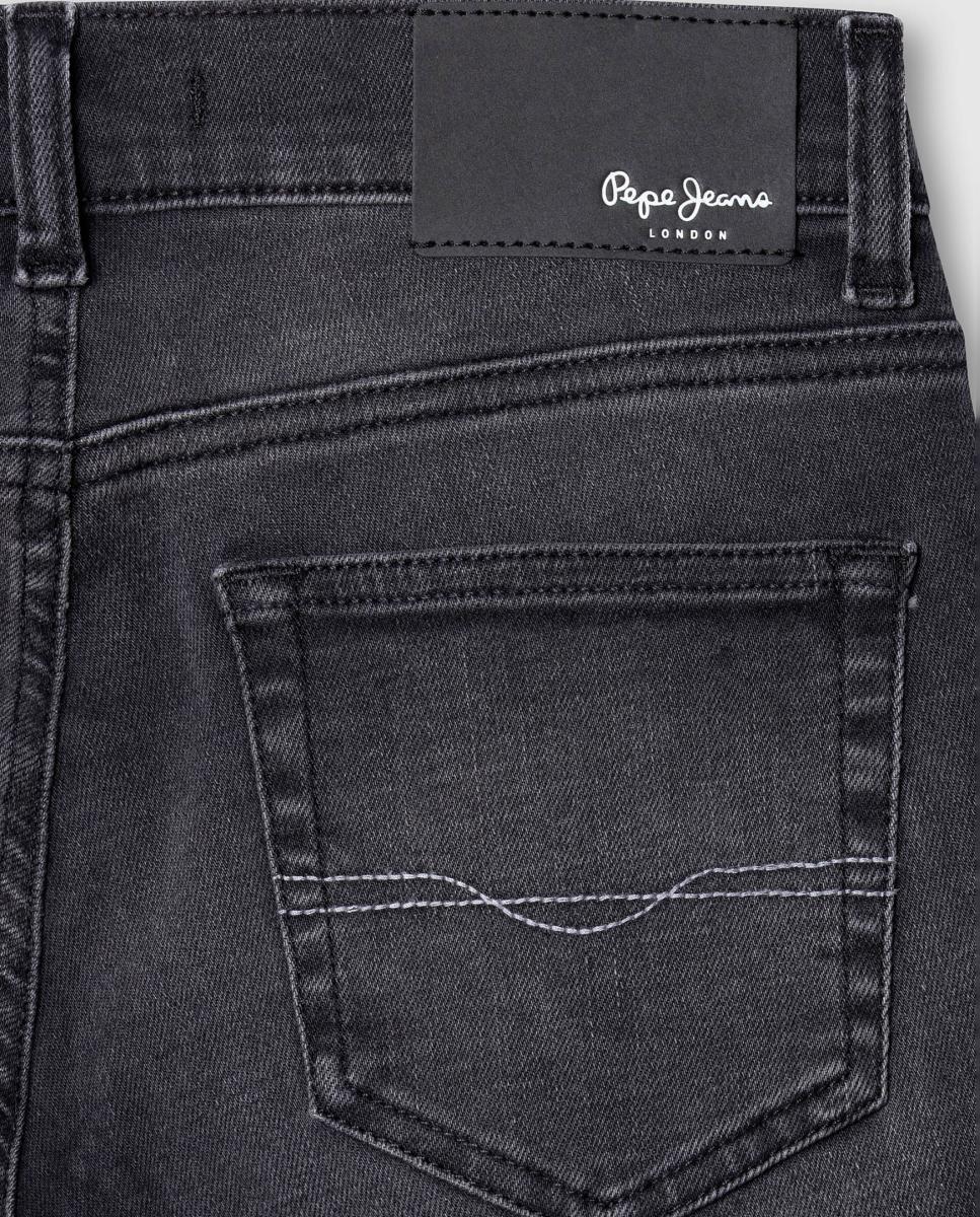 Jeans Slim Hatcher Preto-4