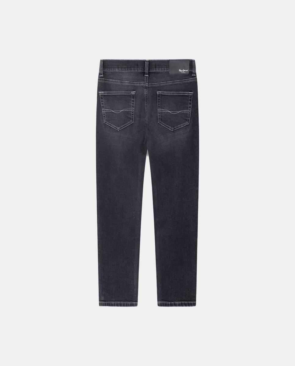 Pantalón vaquero Taper Asher Faded Black de niño - Pepe Jeans - Negro Negro-2
