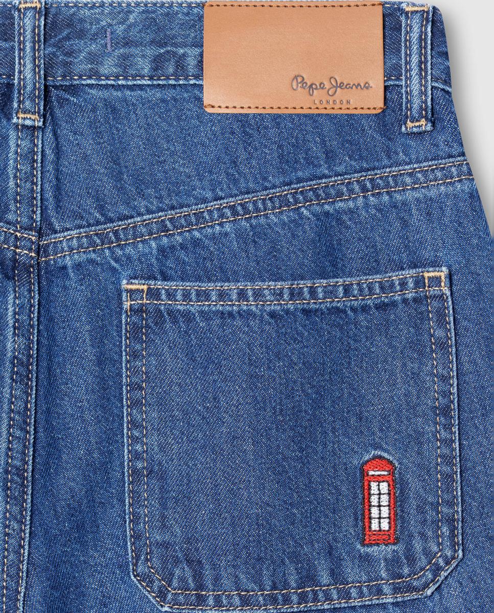 Jeans Loose Daniel Azul-4