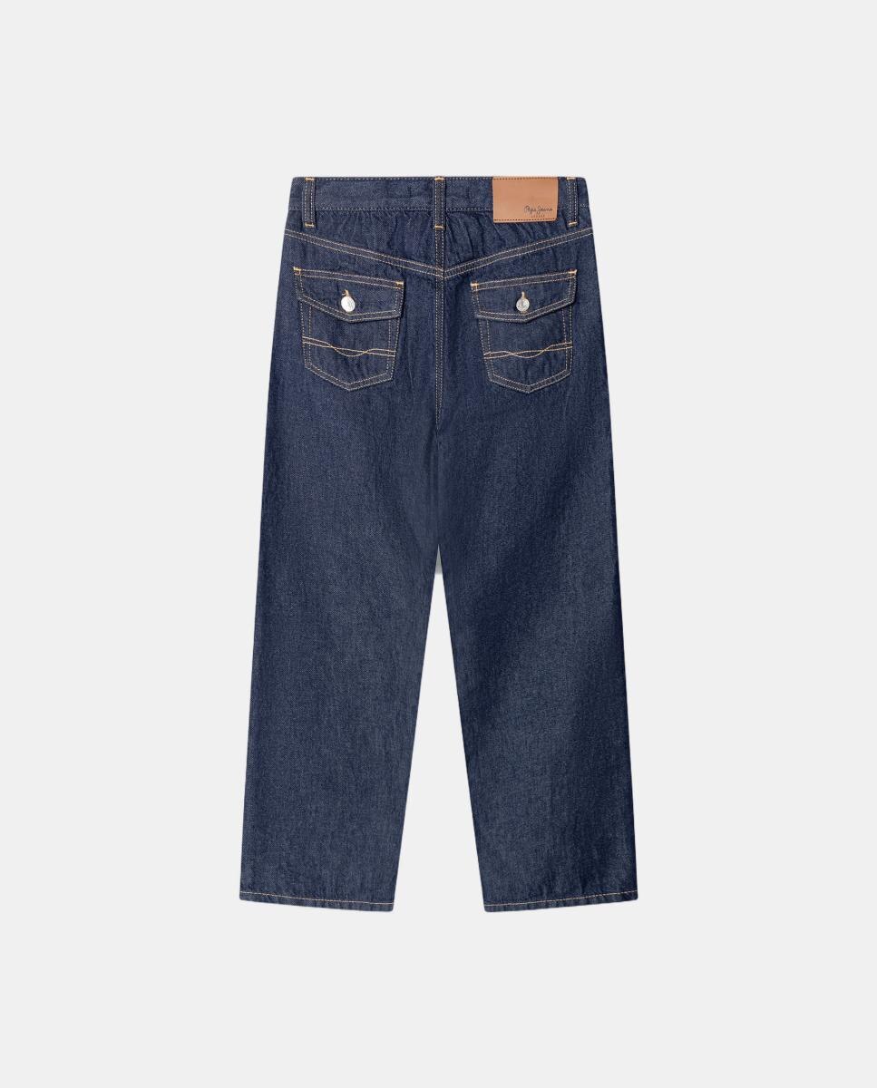 Jeans Baggy Albert Azul-índigo-2