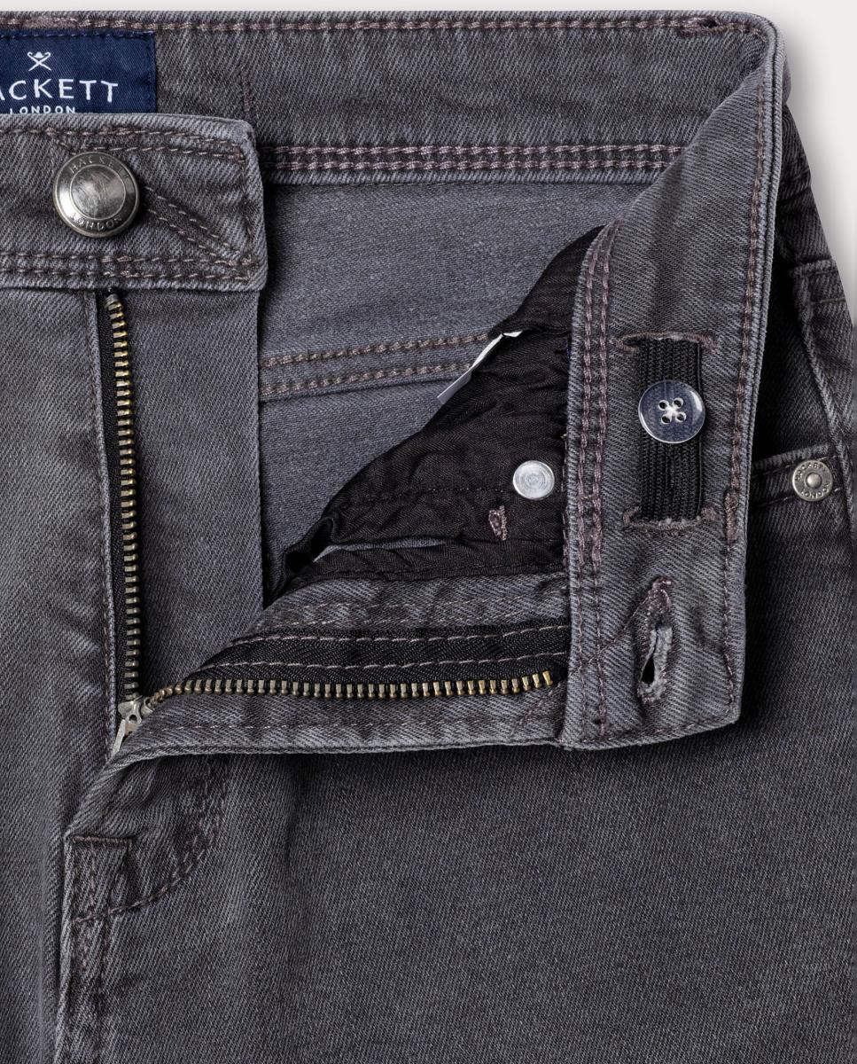 Pantalón cinco bolsillos de niño - Hackett - Gris oscuro Gris oscuro-3