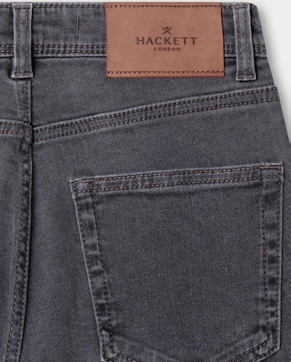 Pantalón cinco bolsillos de niño - Hackett - Gris oscuro Gris oscuro-4