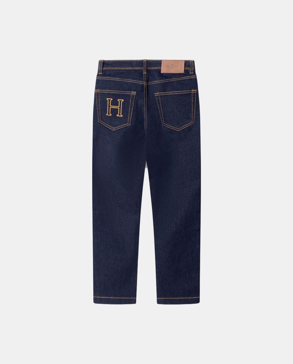 Jeans Straight Fit Azul-marinho-2