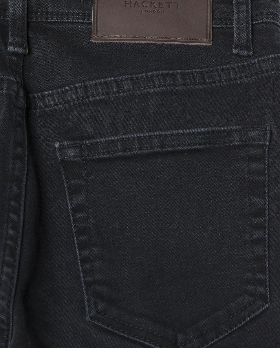 Jeans Regular Fit Preto-4