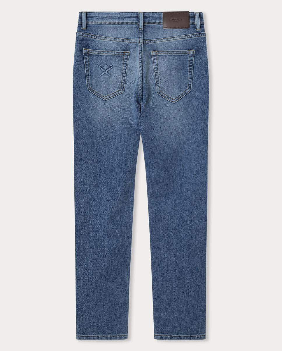 Jeans Stretch Regular Fit de Ganga Stretch Azul-2