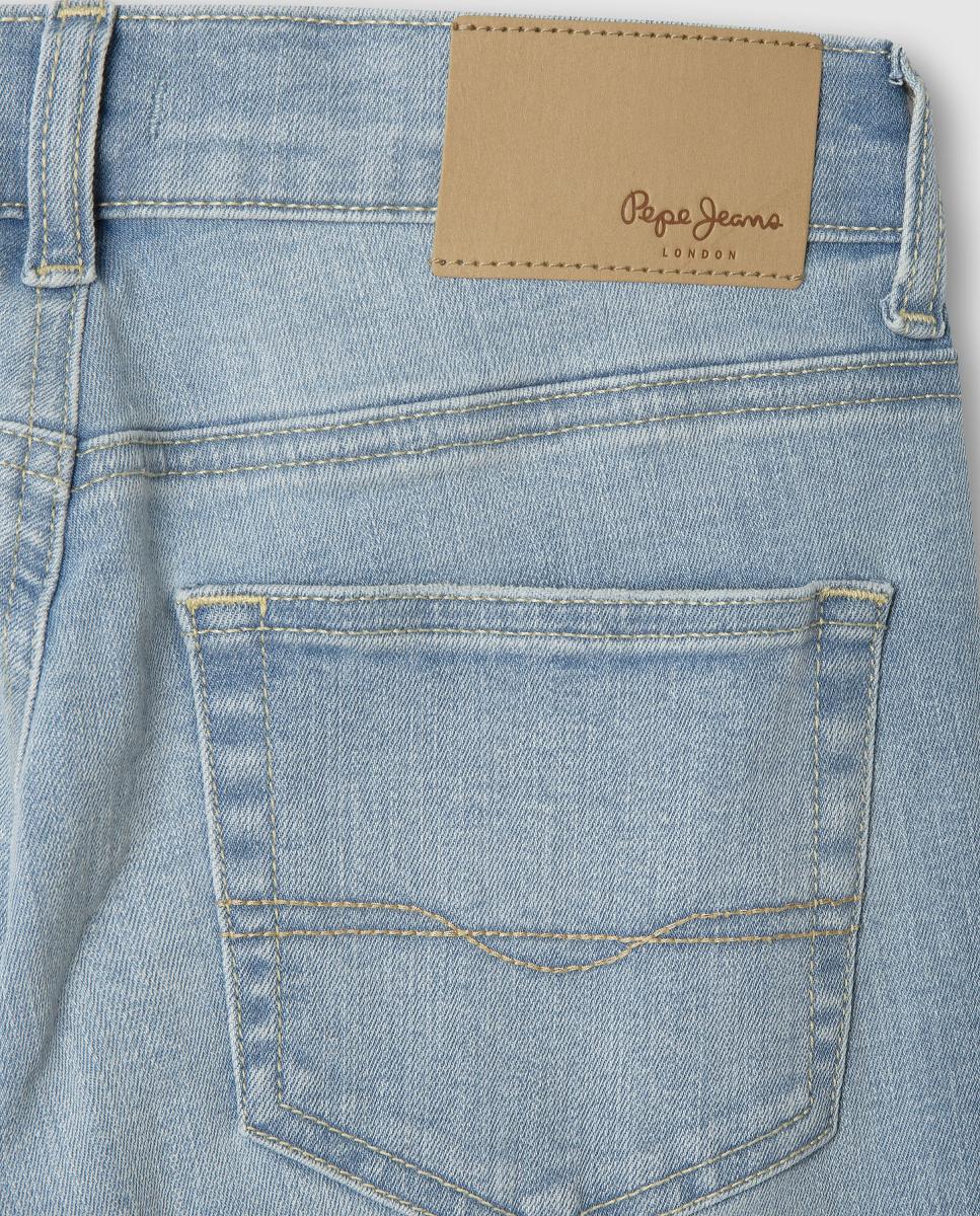 Jeans Slim Hatcher Pepe Jeans Azul-claro-4