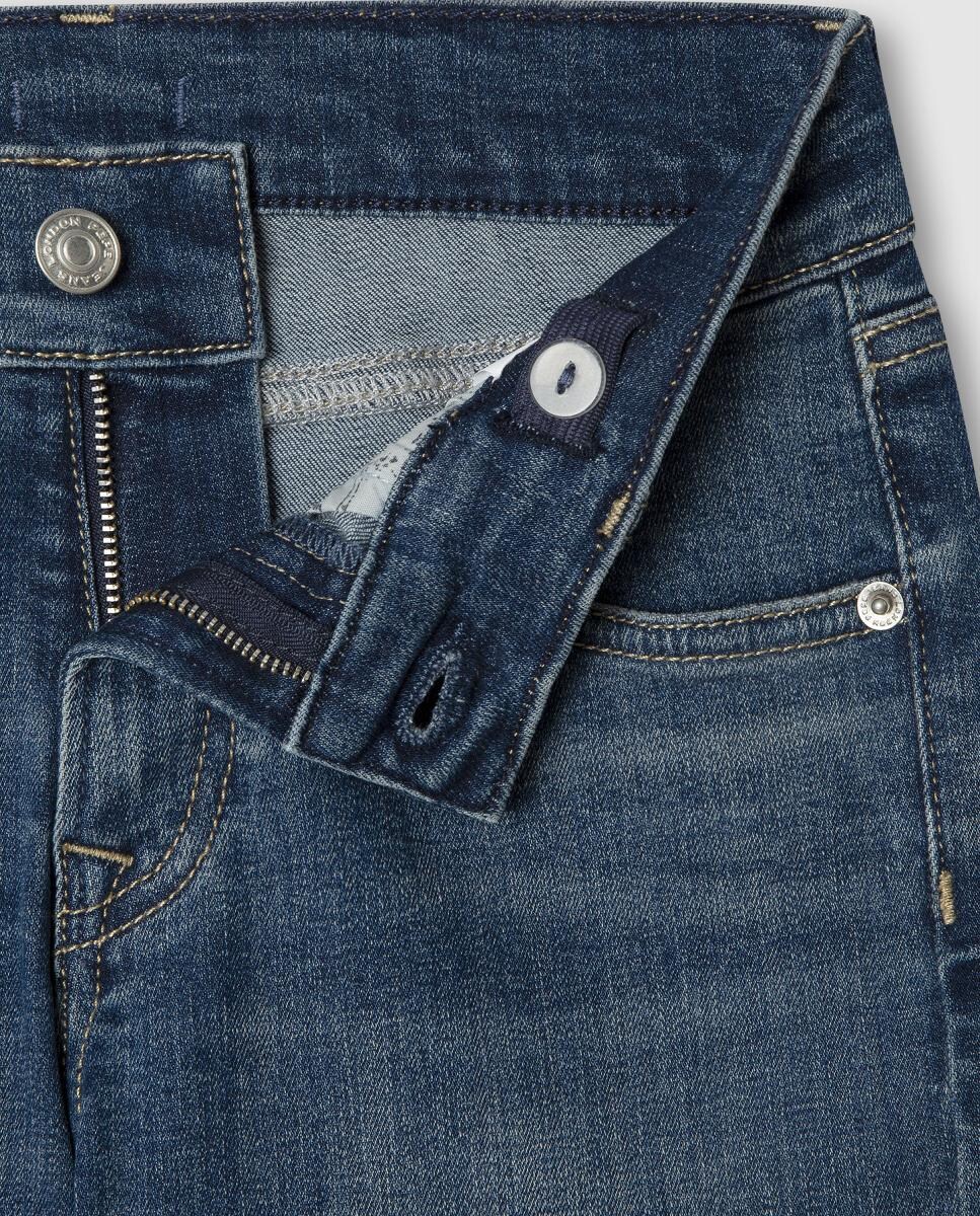 Jeans Straight Cashed Azul-índigo-3