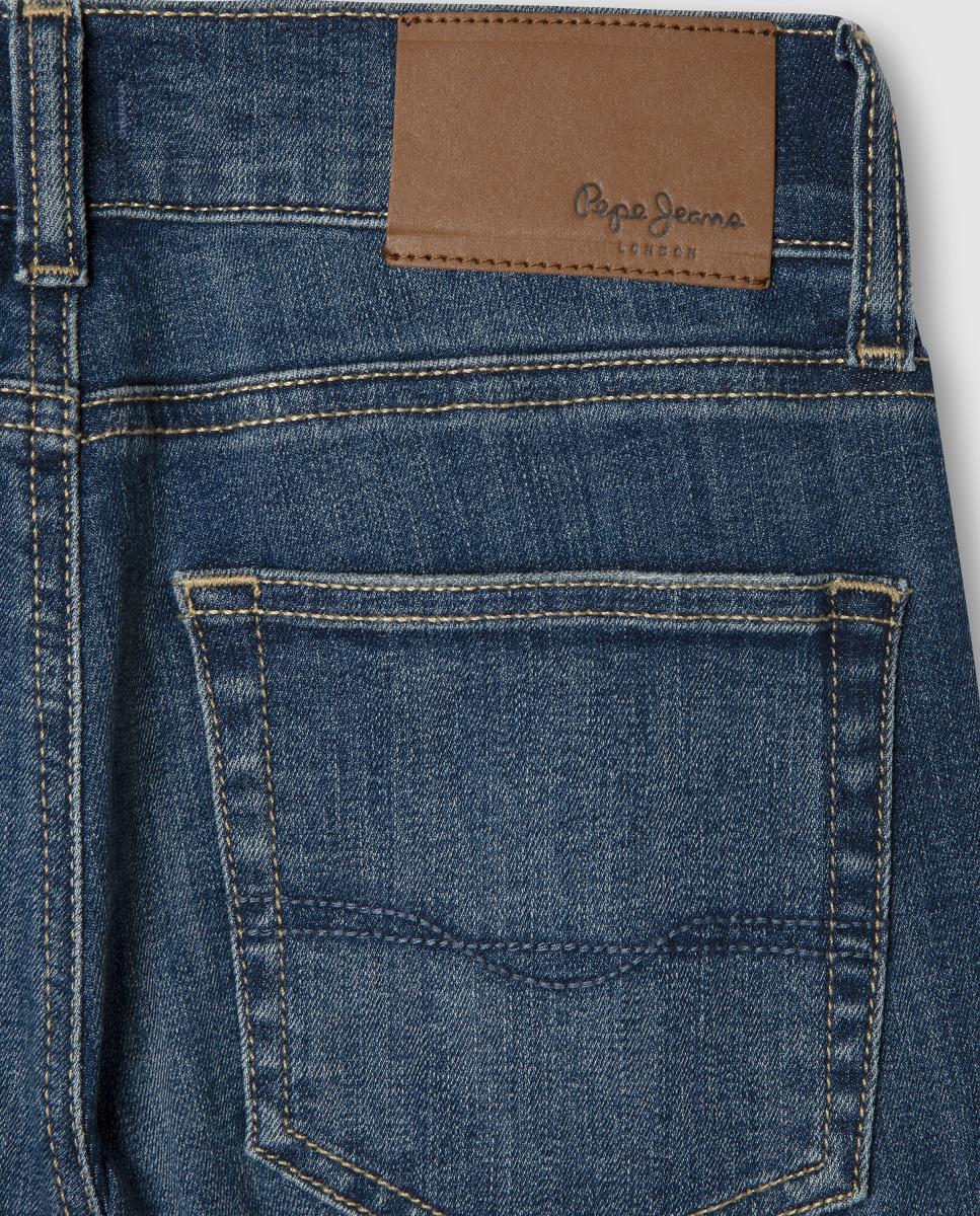 Jeans Straight Cashed Azul-índigo-4