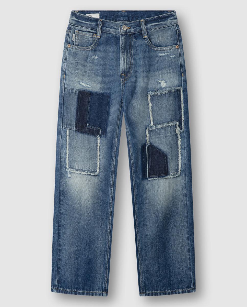 Imagem 0 de Jeans com Patch Loose Dan Heritage
