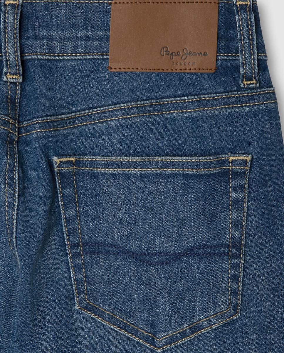 Jeans Tapered Asher Pepe Jeans Azul-índigo-4