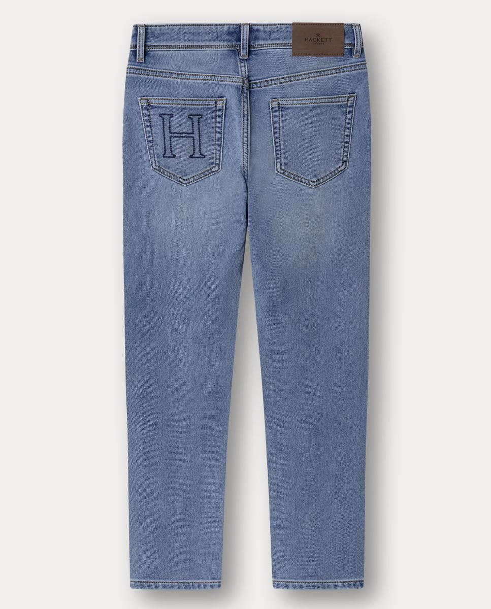 Jeans Straight Fit Light Azul-2