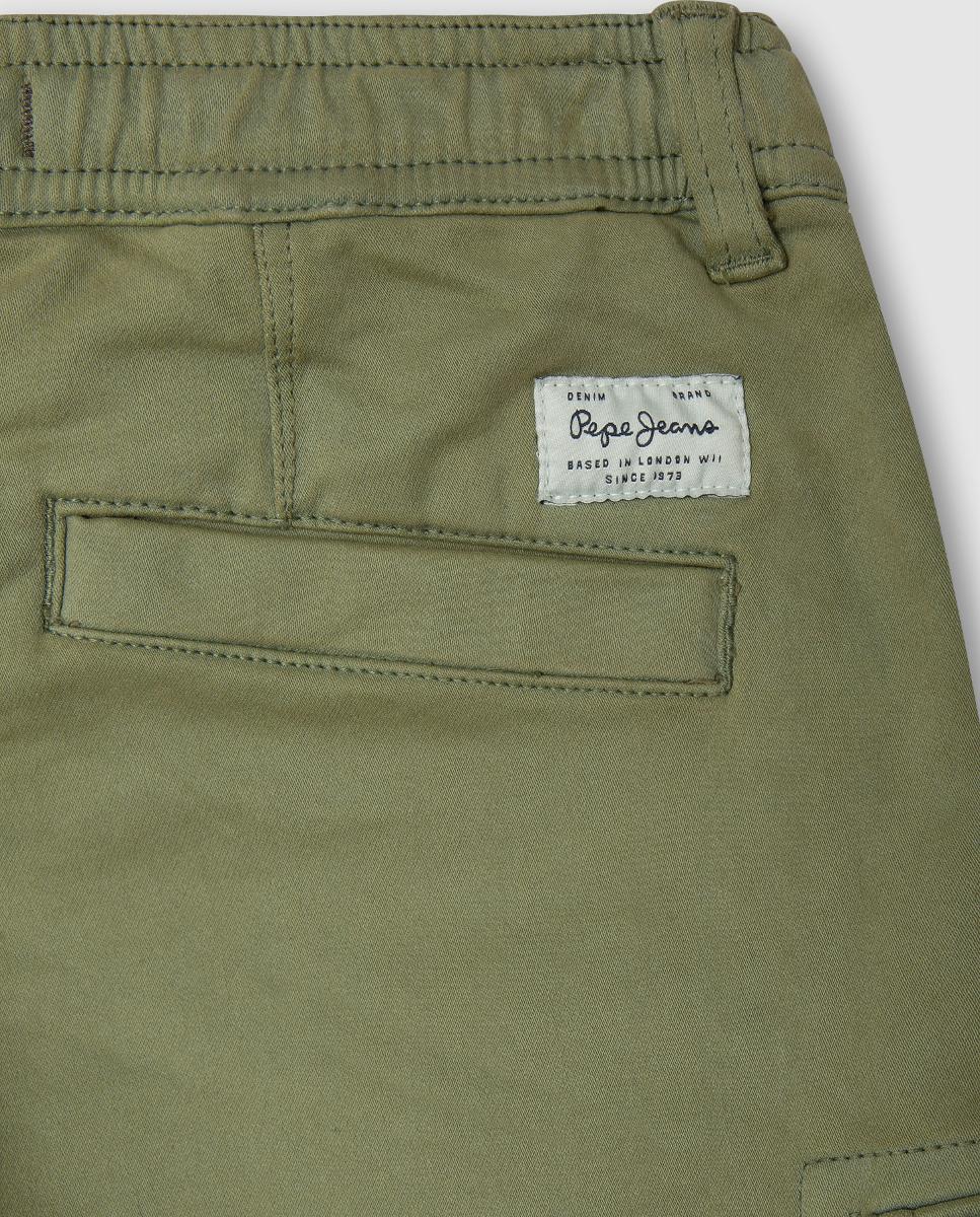 Calções Cargo Arlo Verde-militar-3