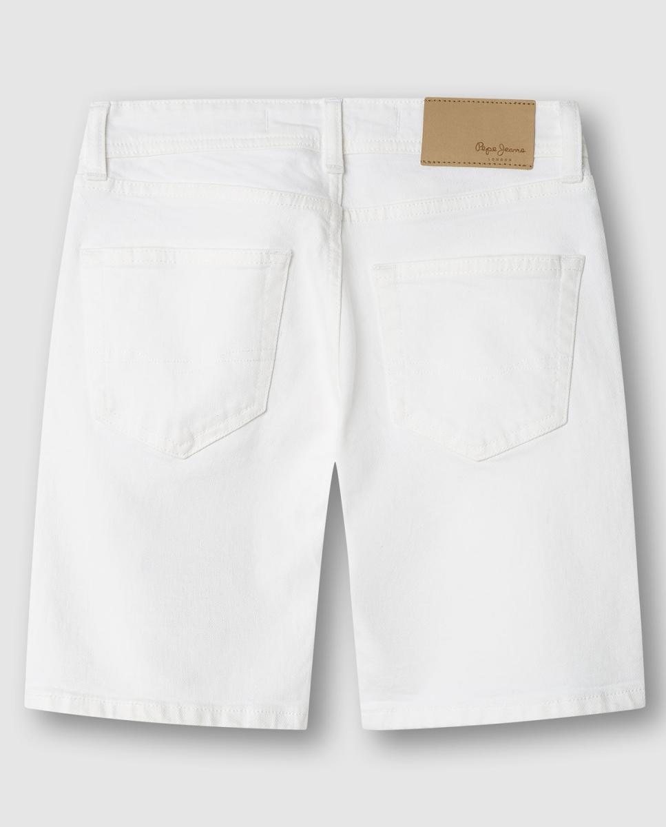 Calções Slim Hatcher Branco-2