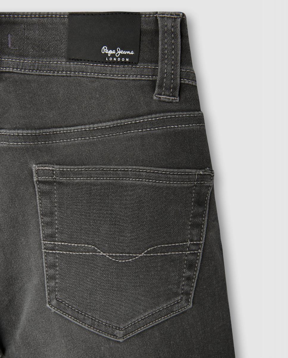 Calções Slim Gymdigo Pepe Jeans Cinzento-escuro-4