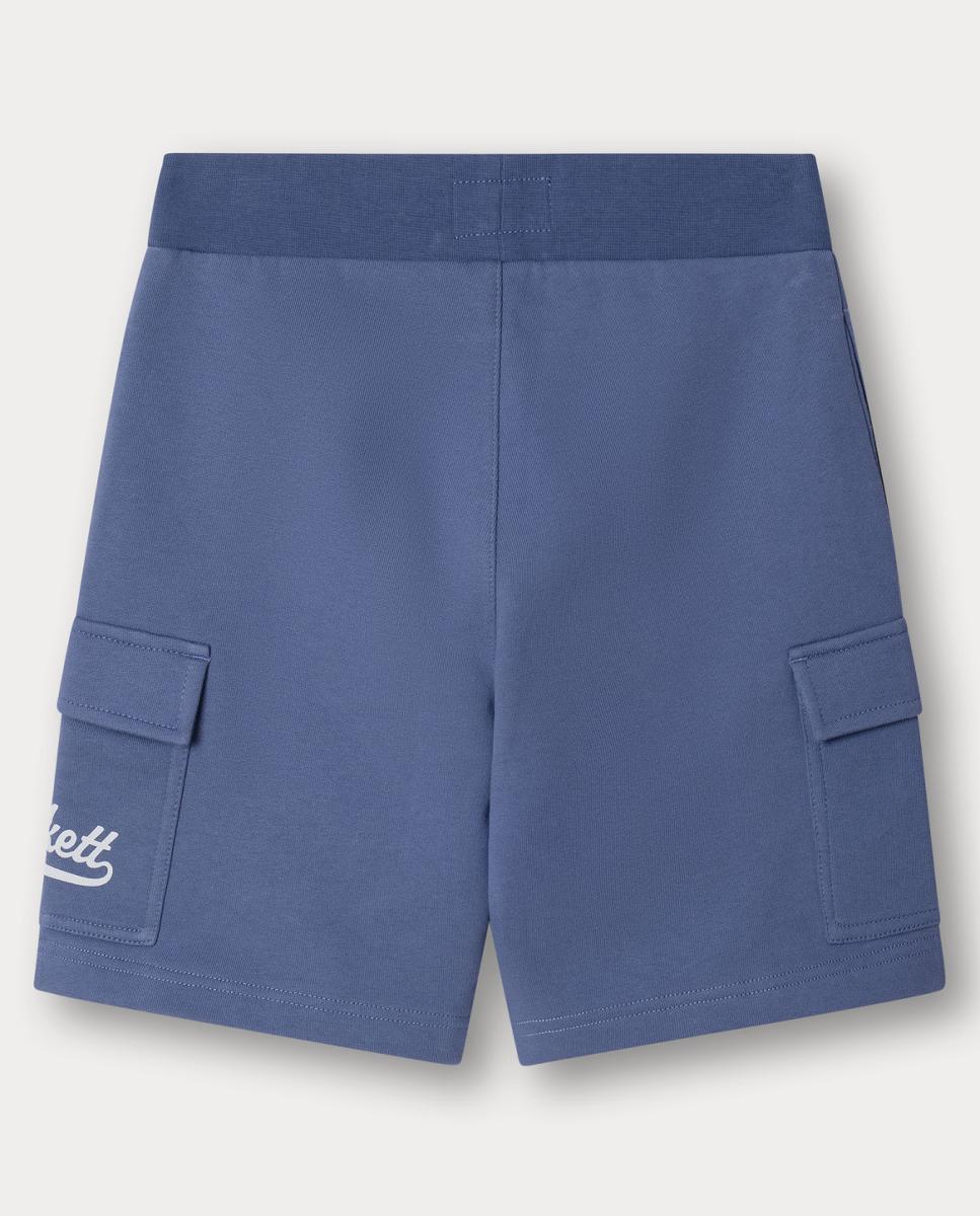 Shorts de felpa cargo de niño - Hackett - Azul Azul-2