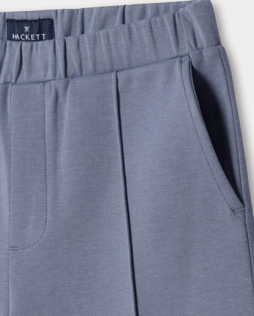 Calções Interlock Azul-3