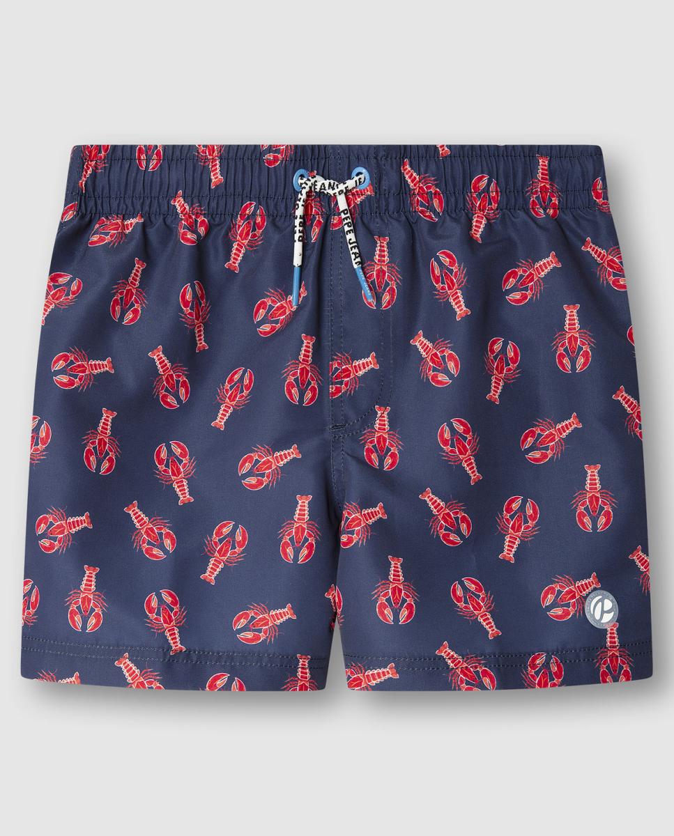 Imagem 0 de Calções de Banho Estampados Funky Lobster