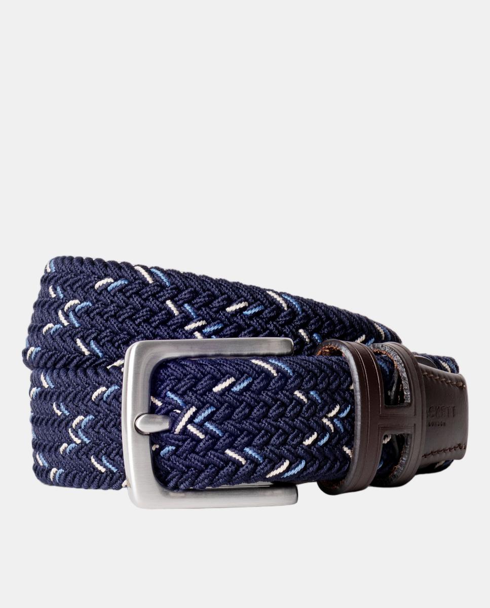 Cinturón elástico trenzado de niño - Hackett - Azul marino Azul marino-1