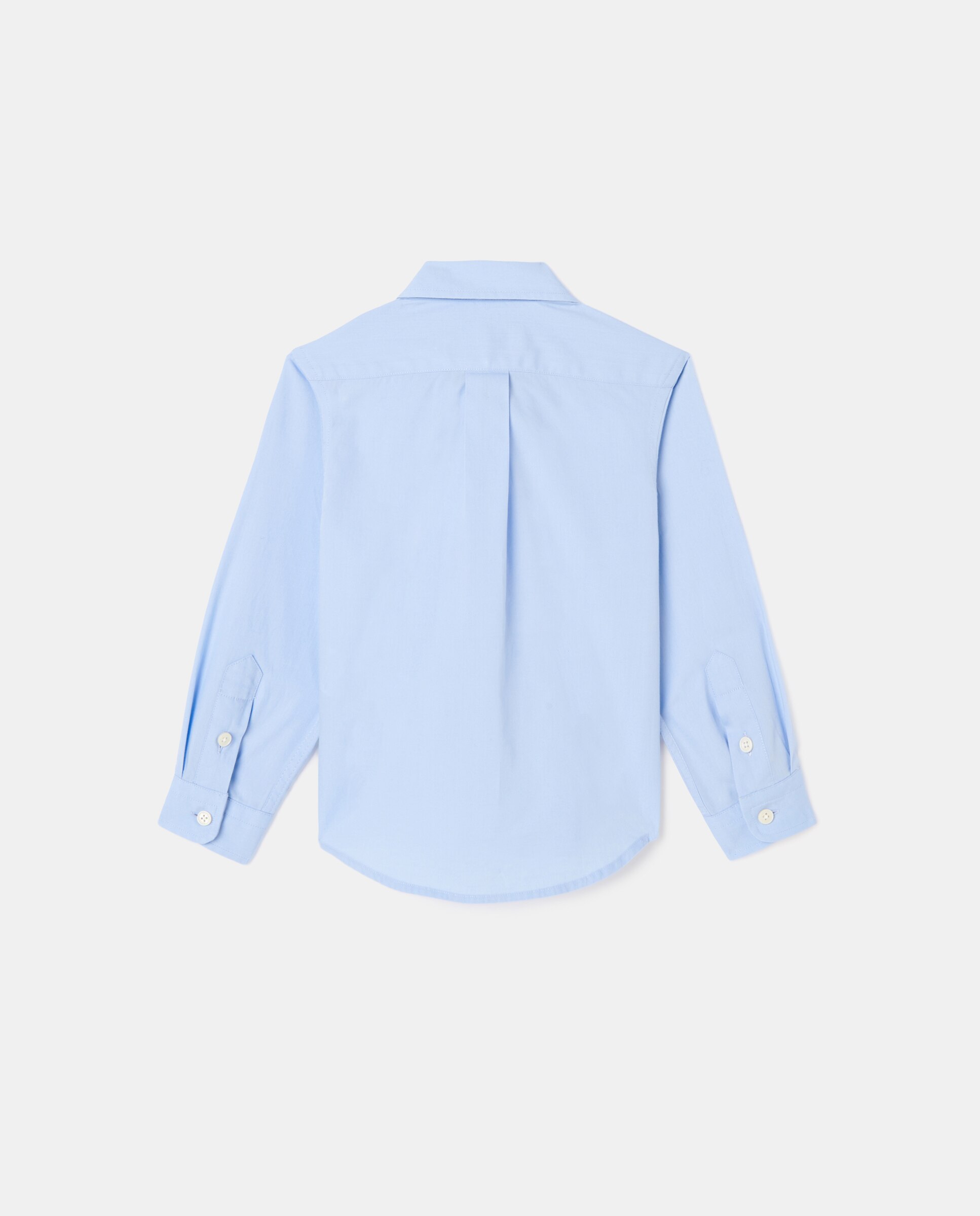 Camisa de cerimónia em popelina azul celeste Hackett Azul-claro-2