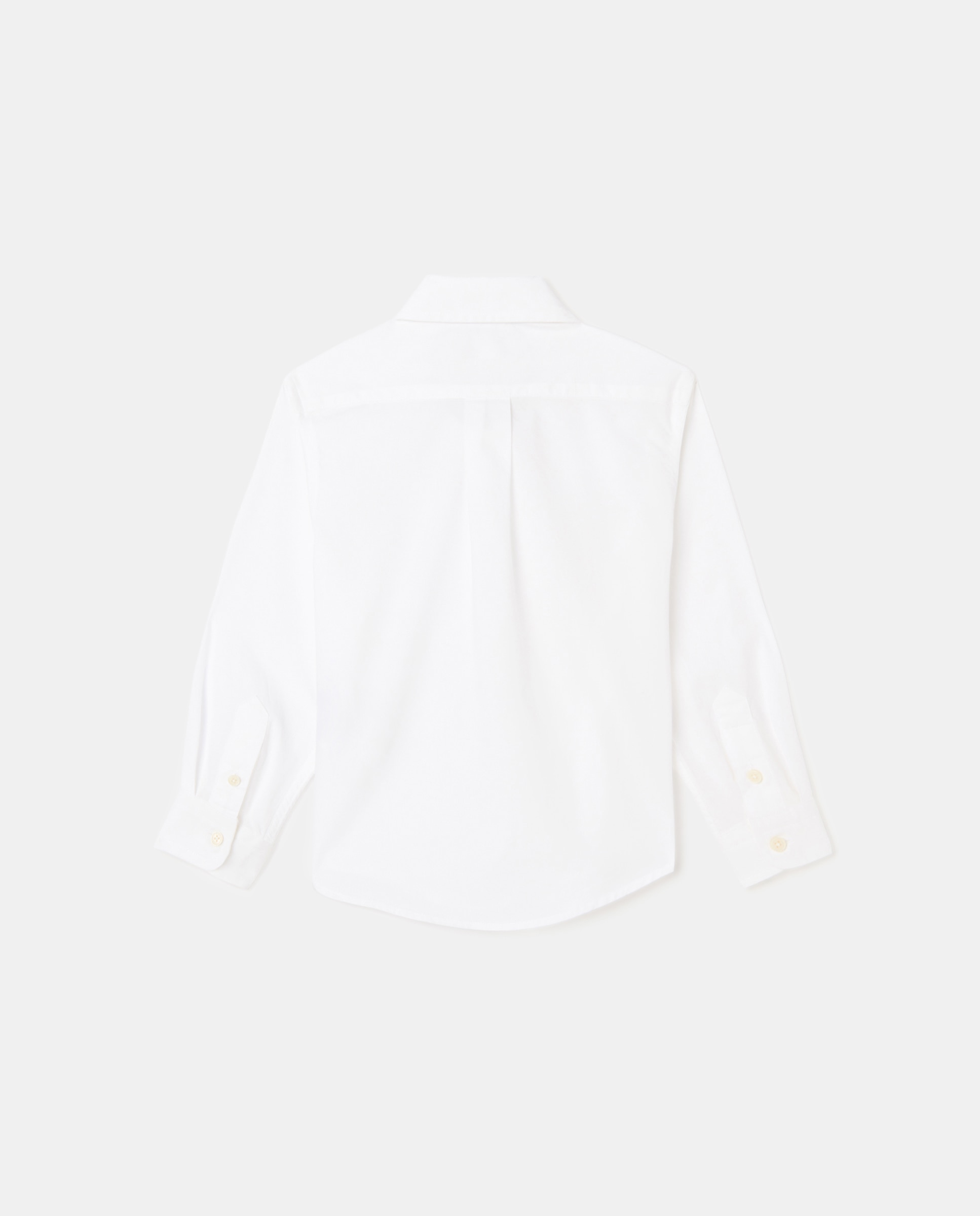 Camisa de cerimónia em popelina branca Hackett Branco-2