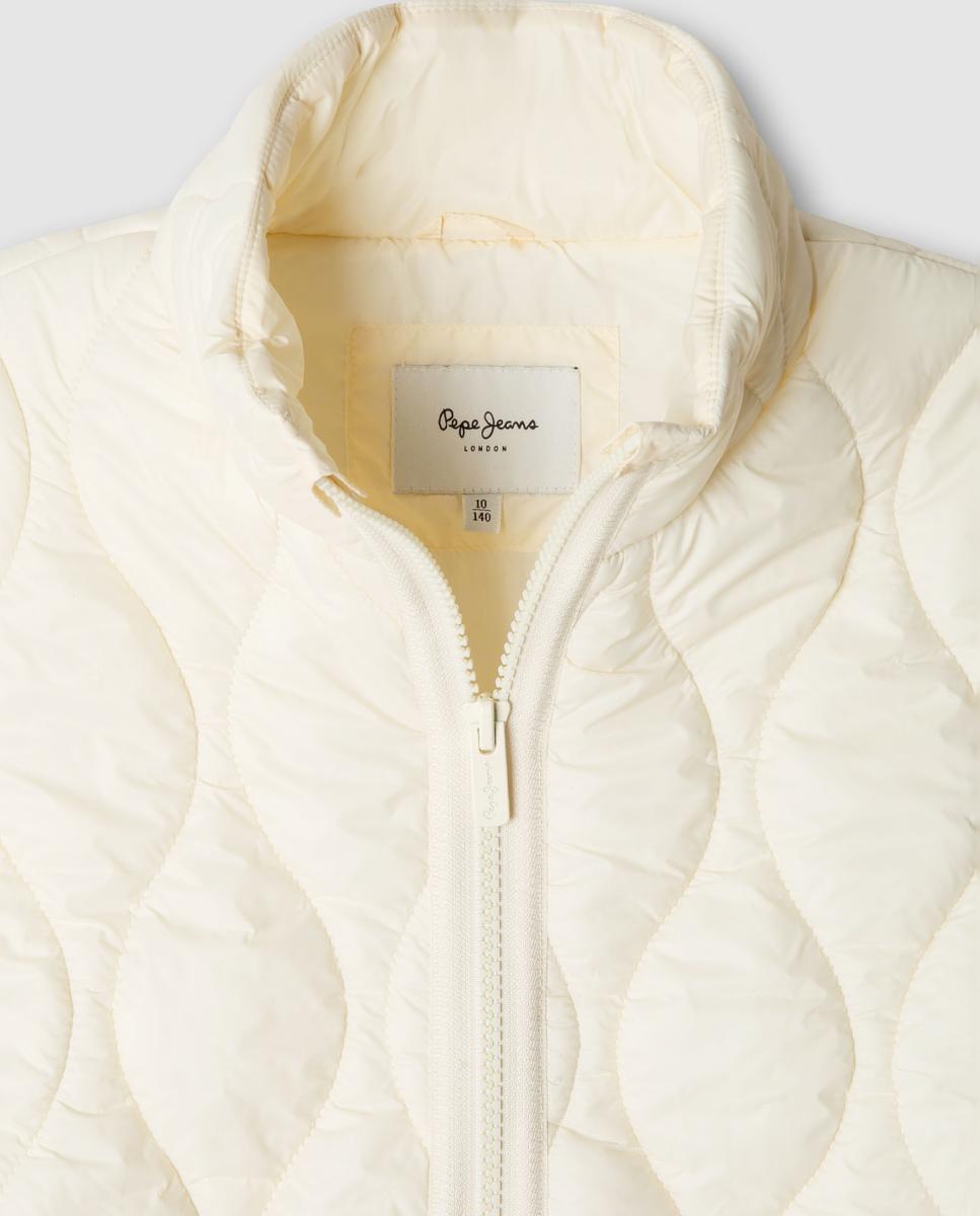 Colete Acolchoado Kacey Creme-4