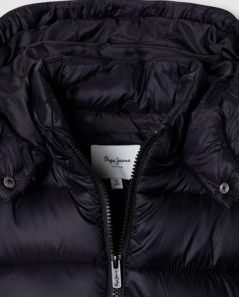 Chaqueta acolchada Kandy de niña - Pepe Jeans - Negro Negro-4