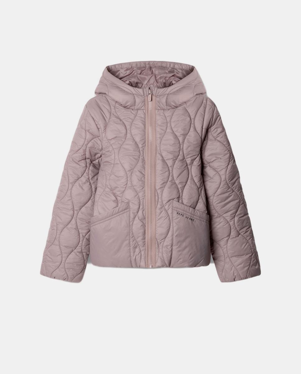 Chaqueta acolchada Kelly de niña - Pepe Jeans - Rosa Rosa-1