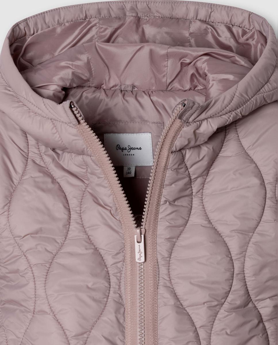 Chaqueta acolchada Kelly de niña - Pepe Jeans - Rosa Rosa-4