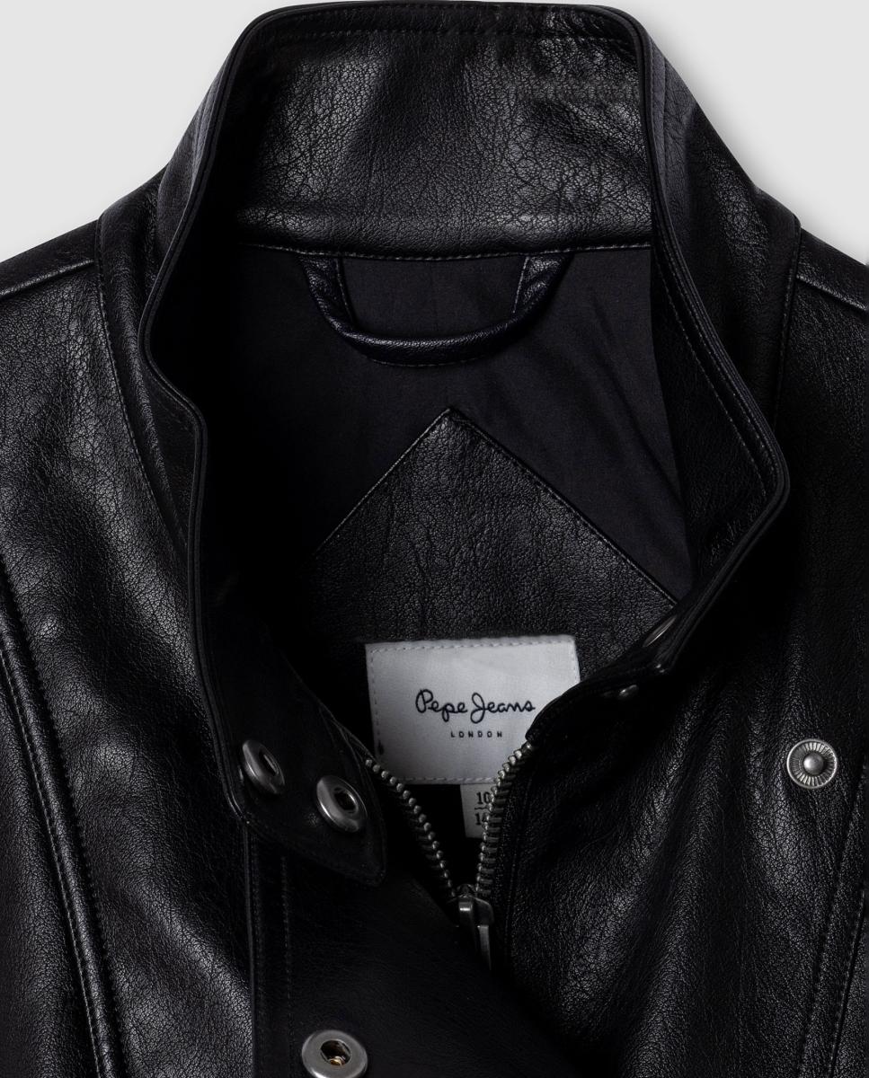 Chaqueta bomber Karla de niña - Pepe Jeans - Negro Negro-4