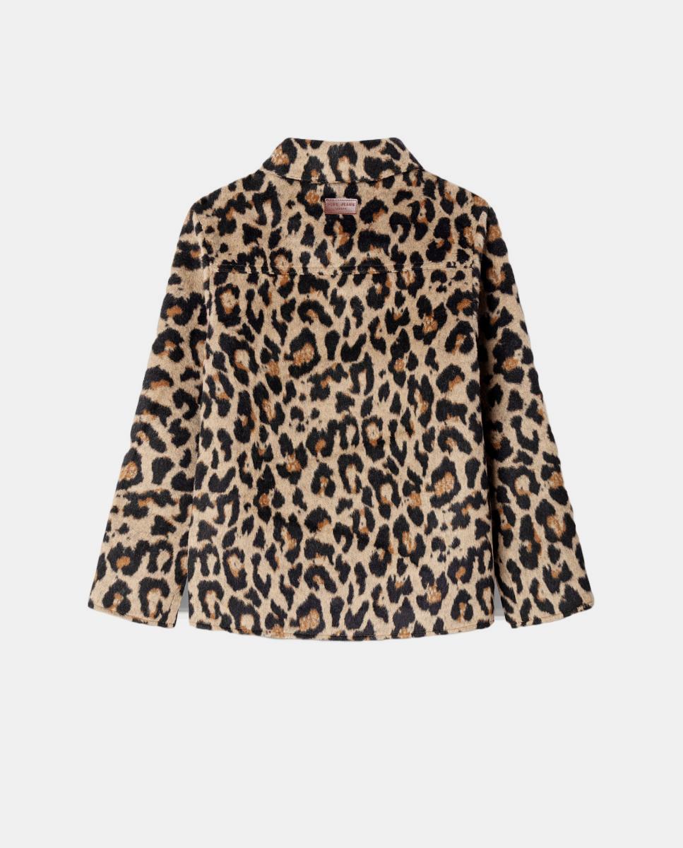 Casaco de Jacquard Kathleen Pepe Jeans Bege-2