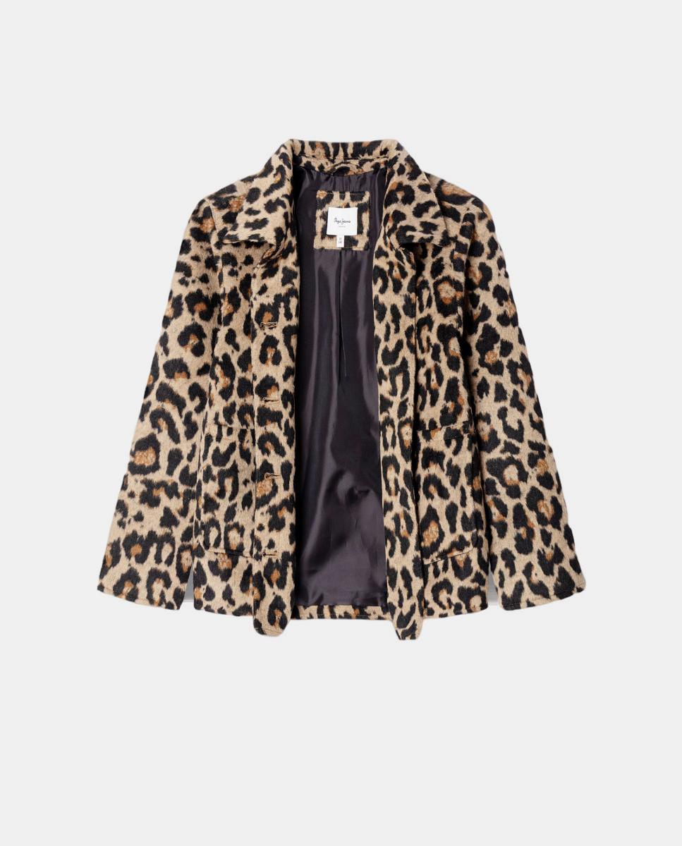 Casaco de Jacquard Kathleen Pepe Jeans Bege-3
