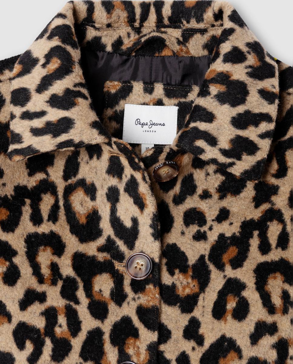 Casaco de Jacquard Kathleen Pepe Jeans Bege-4