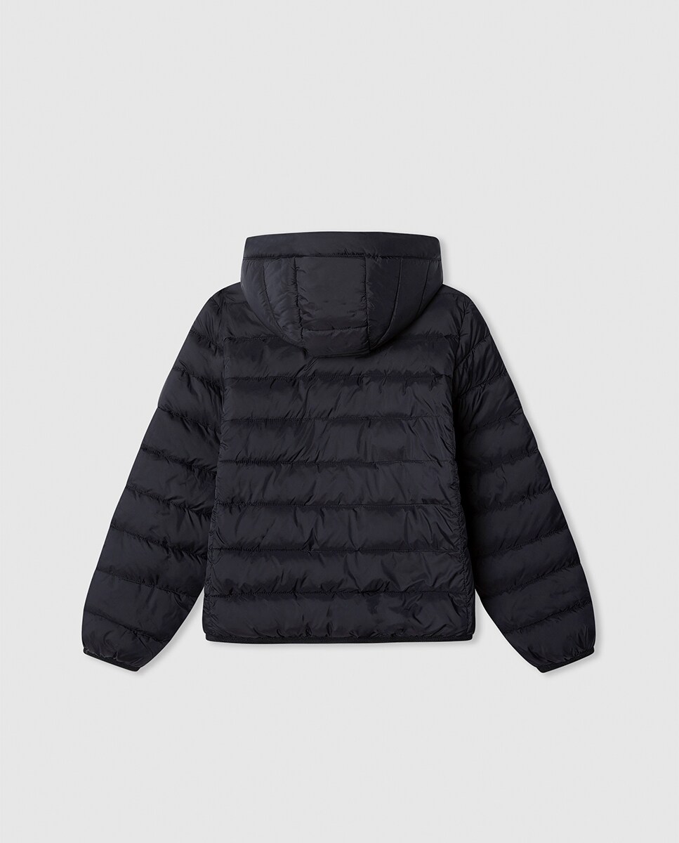 Casaco Acolchoado Dahlia Short Preto-2