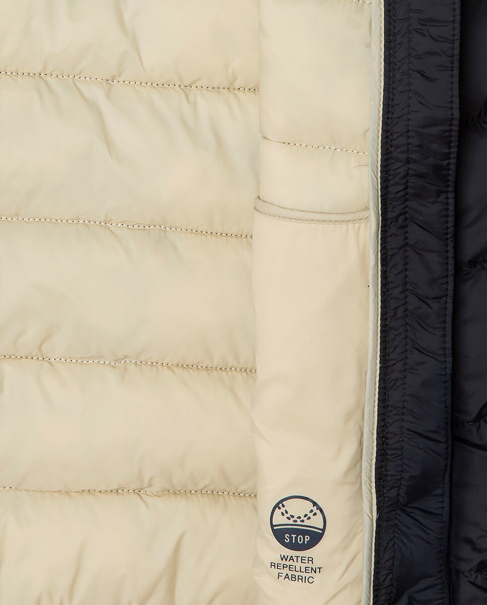 Casaco Acolchoado Dahlia Short Preto-3