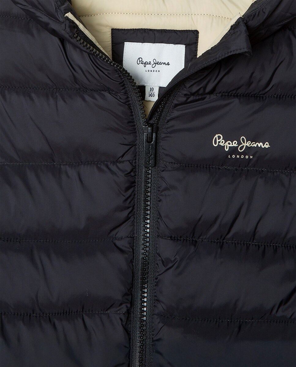 Casaco Acolchoado Dahlia Short Preto-4