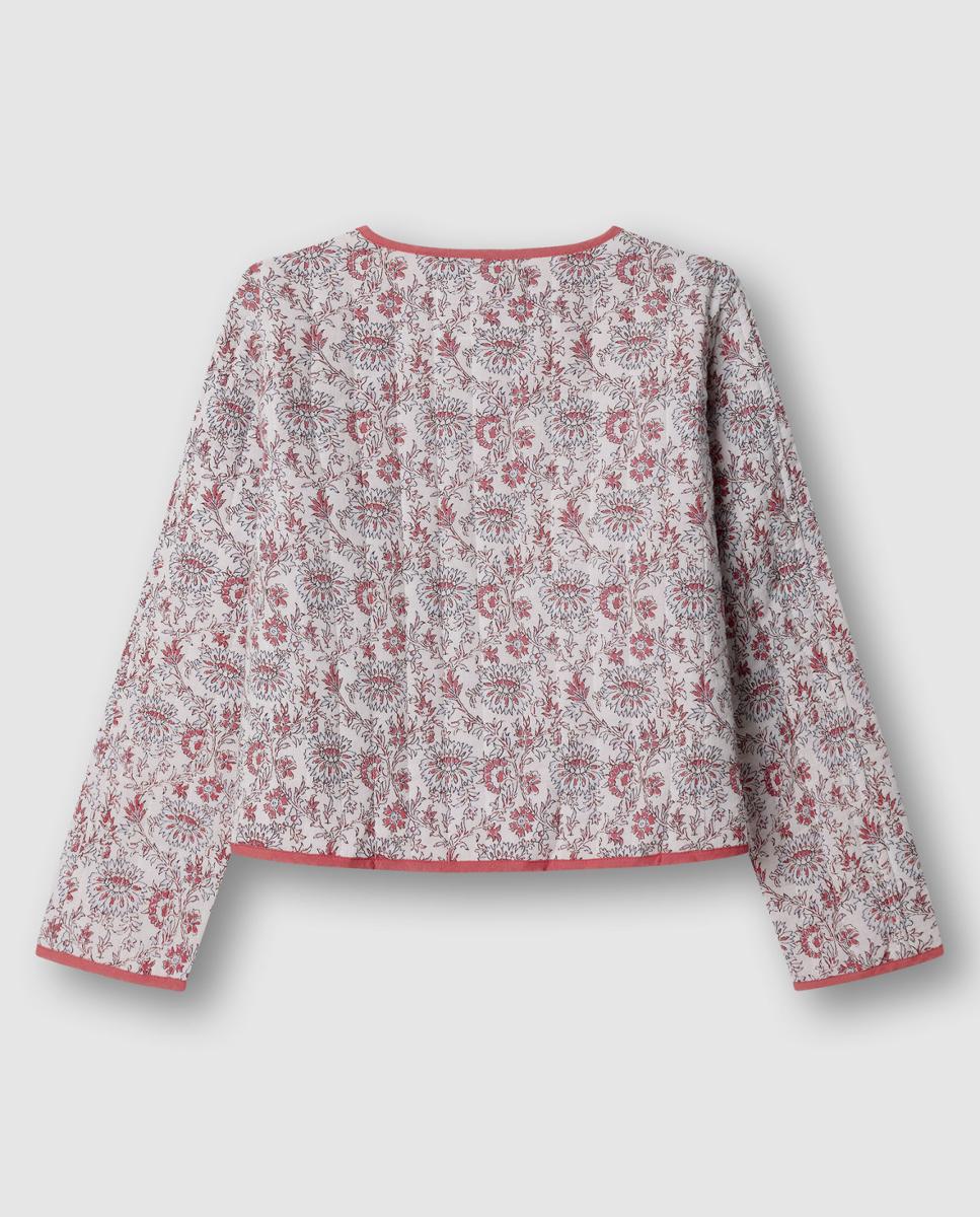 Casaco Acolchoado Estampado Irina Multicolor-2