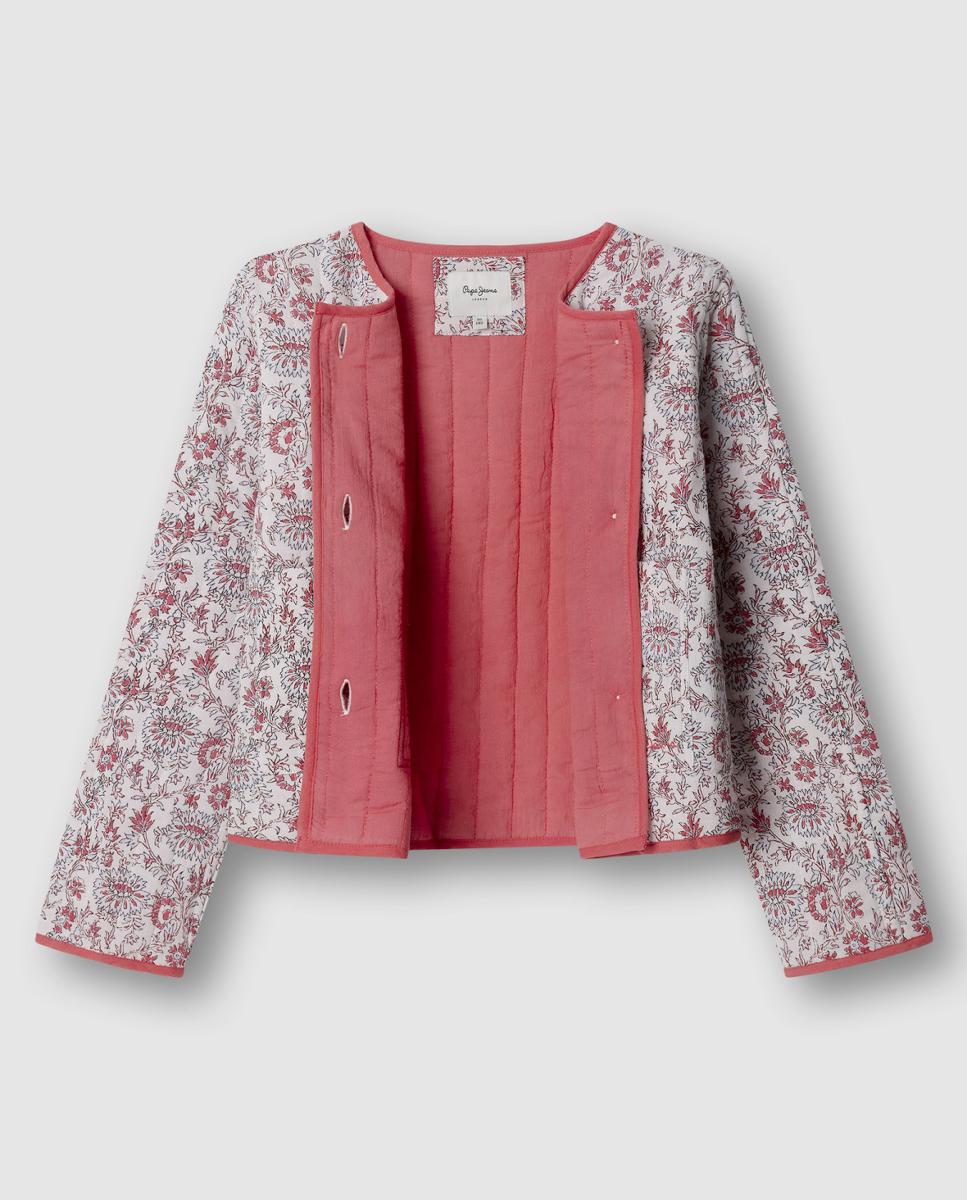 Casaco Acolchoado Estampado Irina Multicolor-3