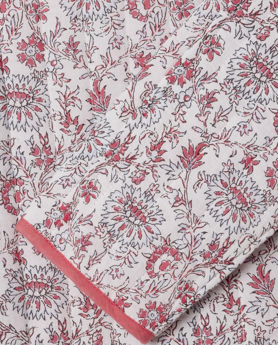 Casaco Acolchoado Estampado Irina Multicolor-4