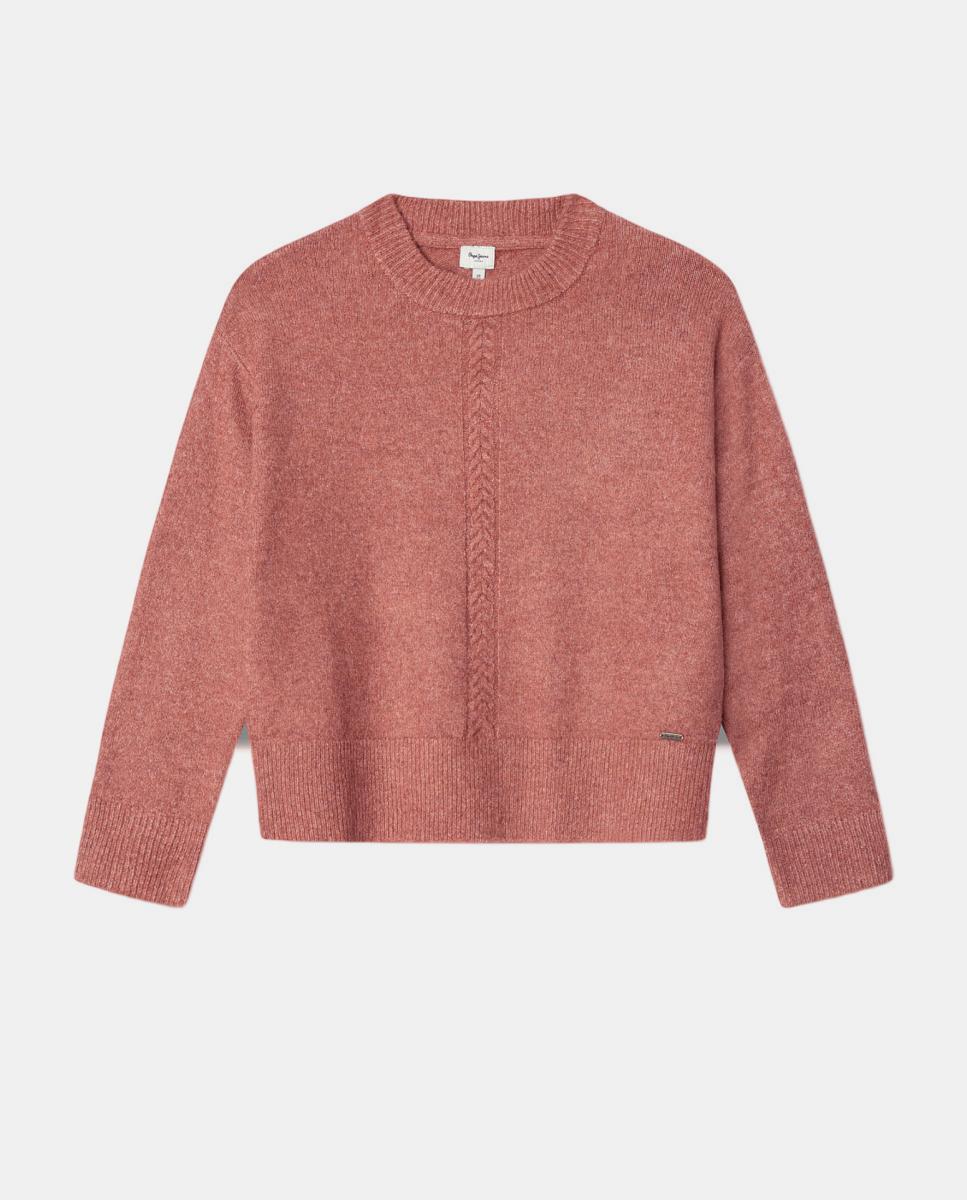 Jesey de punto Maeve de niña - Pepe Jeans - Coral Coral-1