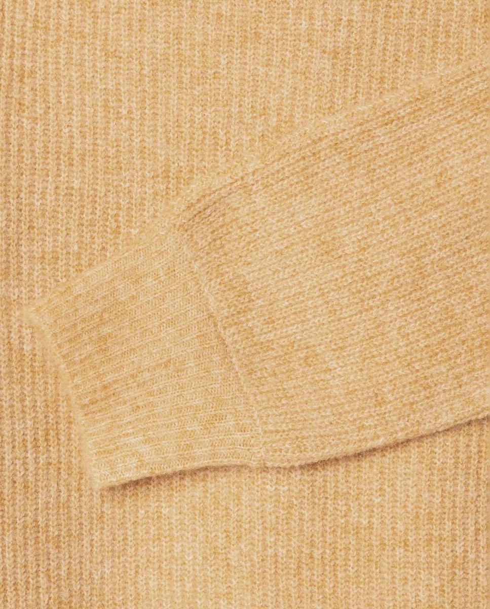 Cardigan de Malha Maria Camel-4