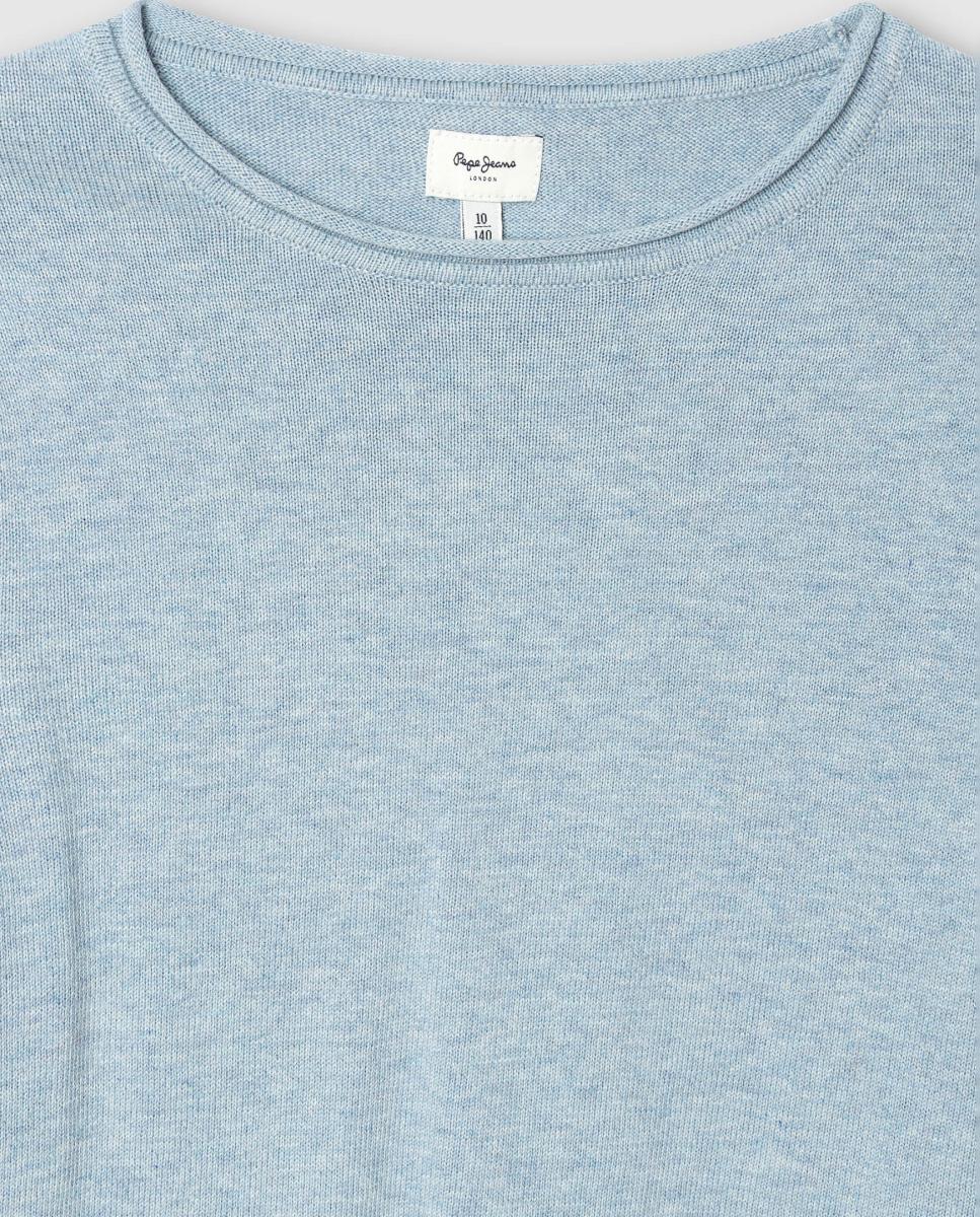 Camisola de Malha Madison Azul-claro-3