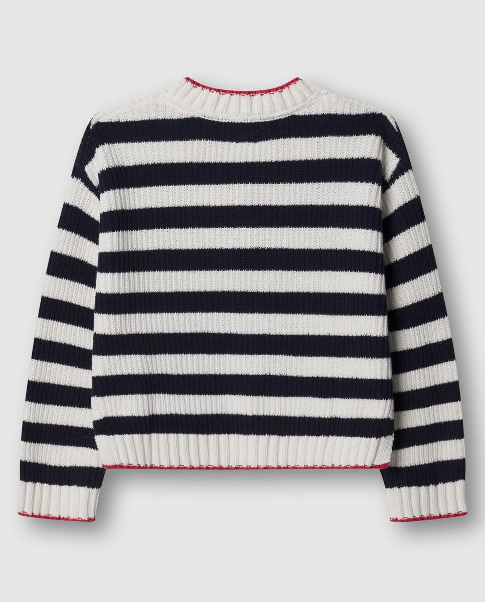 Camisola de Malha às Riscas Felicity Pepe Jeans Multicolor-2