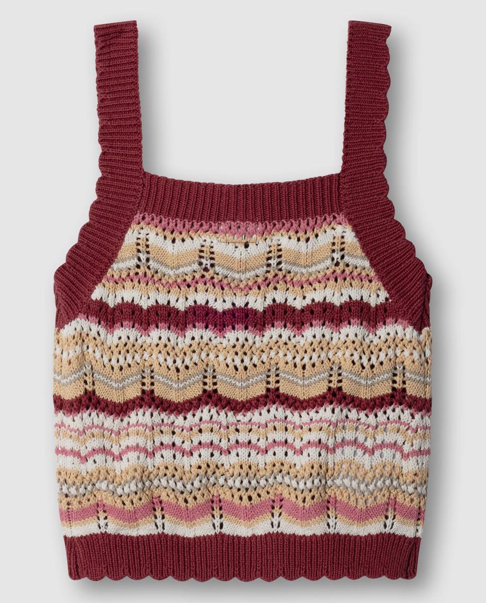 Top de Malha Rendilhada Hyo Pepe Jeans Multicolor-2