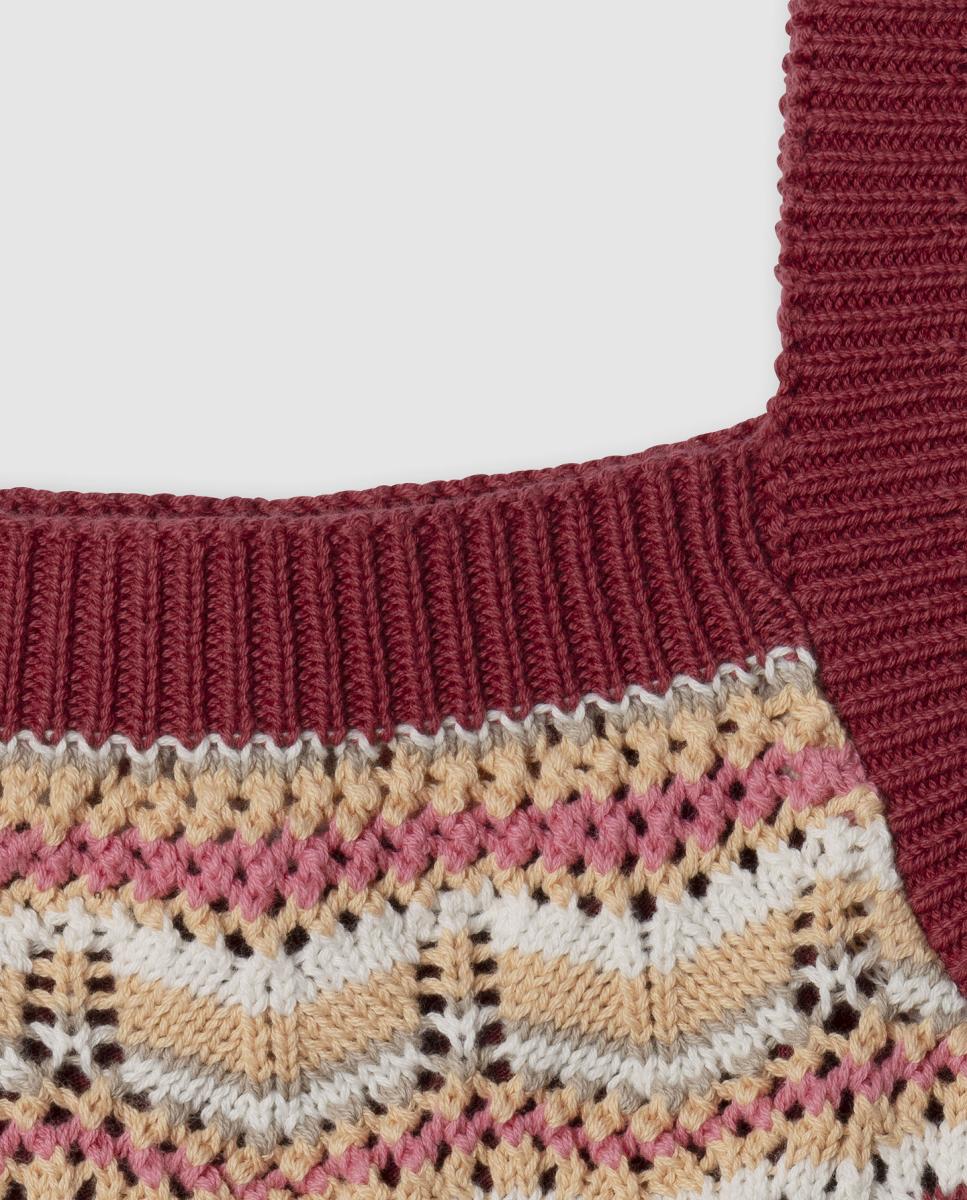 Top de Malha Rendilhada Hyo Pepe Jeans Multicolor-3