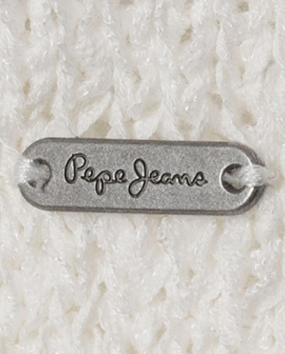 Top de Malha com Aberturas nas Costas Frankie Pepe Jeans Cru-3