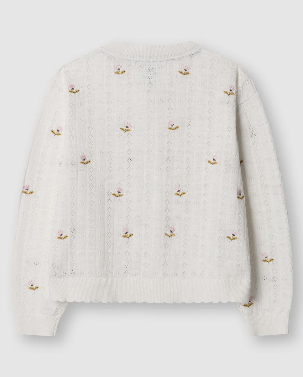 Cardigan de Estampado Floral Fancy Pepe Jeans Cru-2