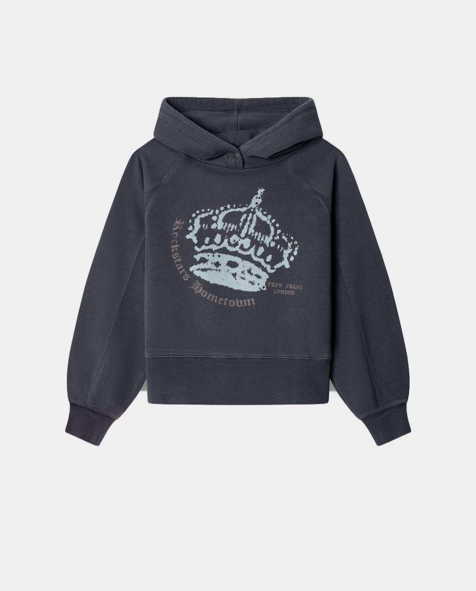 Sudadera Lissy de niña - Pepe Jeans - Gris oscuro Gris oscuro-1