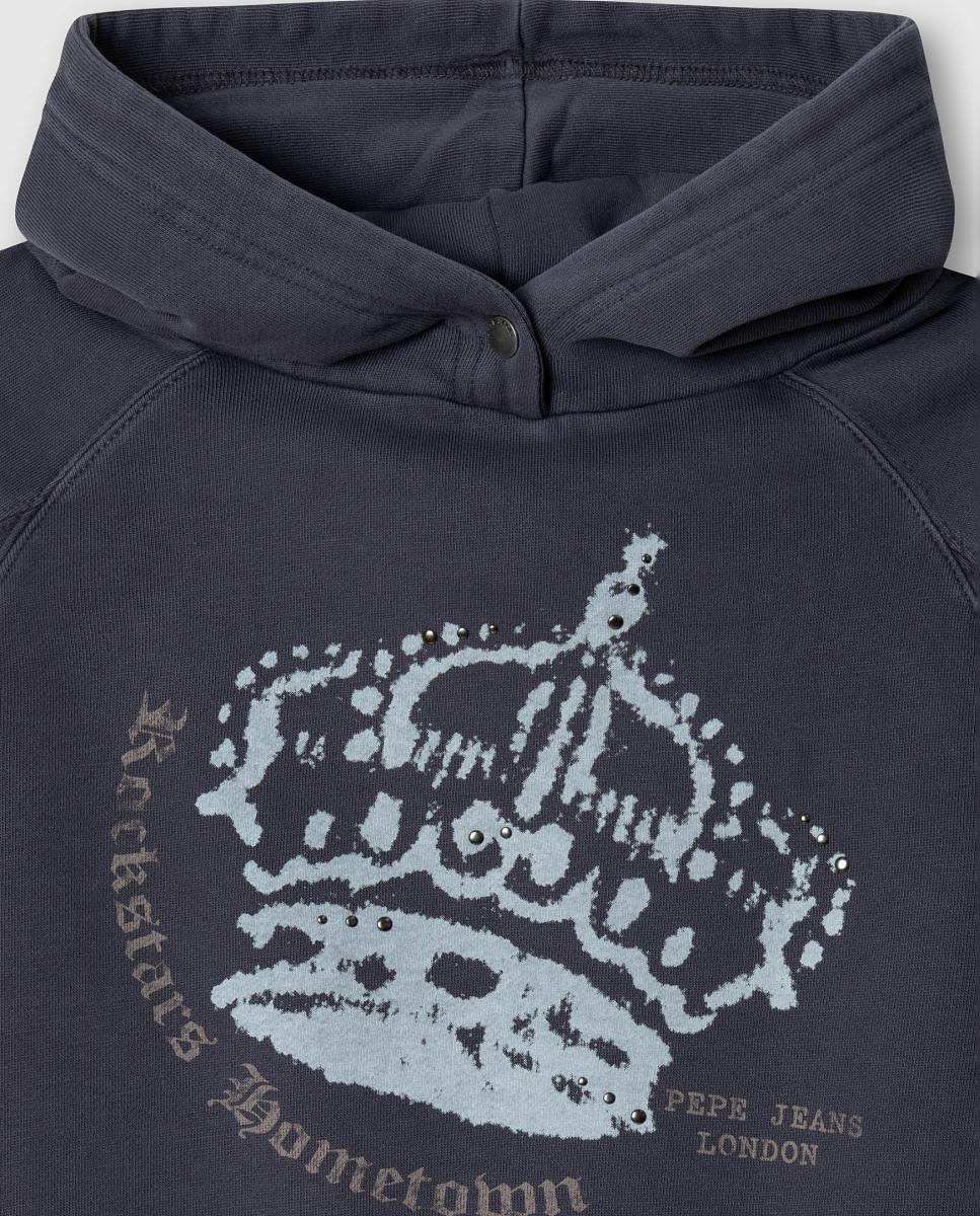 Sudadera Lissy de niña - Pepe Jeans - Gris oscuro Gris oscuro-3